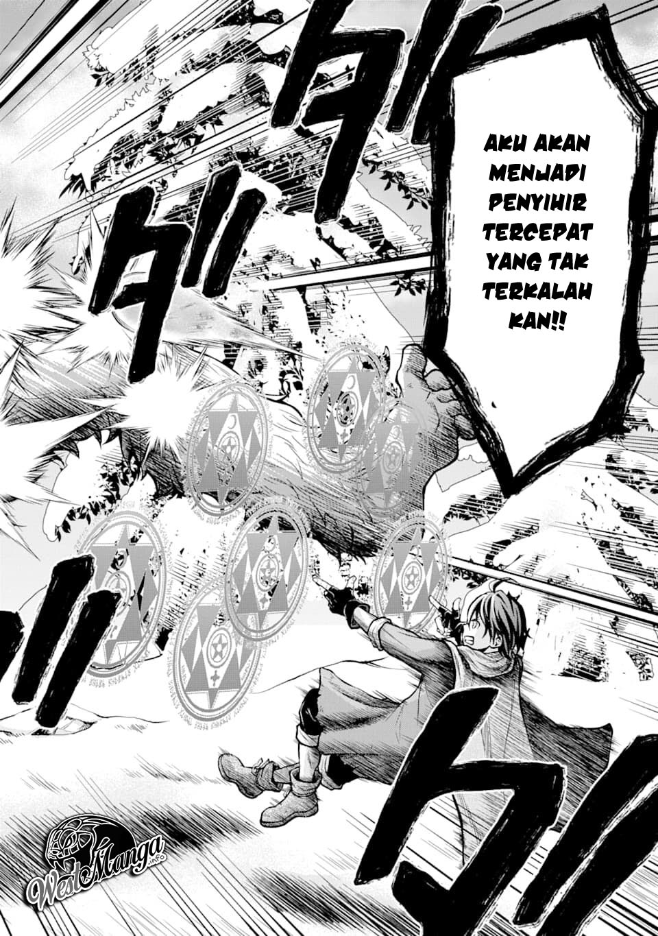 Saisoku Musou No B-kyuu Mahou Tsukai: Ippatsu Utareru Mae Ni Senpatsu Uchikaesu! chapter 1